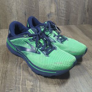 Brooks Adrenaline GTS 22 Running Shoes Men's Size 12.5 Green Athletic Sneakers